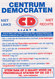 Pamflet CD voor verkiezingen van de PS 1995