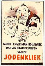 NSB poster 'Jodenkliek'