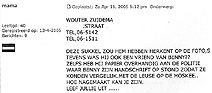 Bedreiging aan het adres van Wouter Zuidema