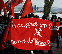 Spandoek van de Nationaal Socialistische Actie